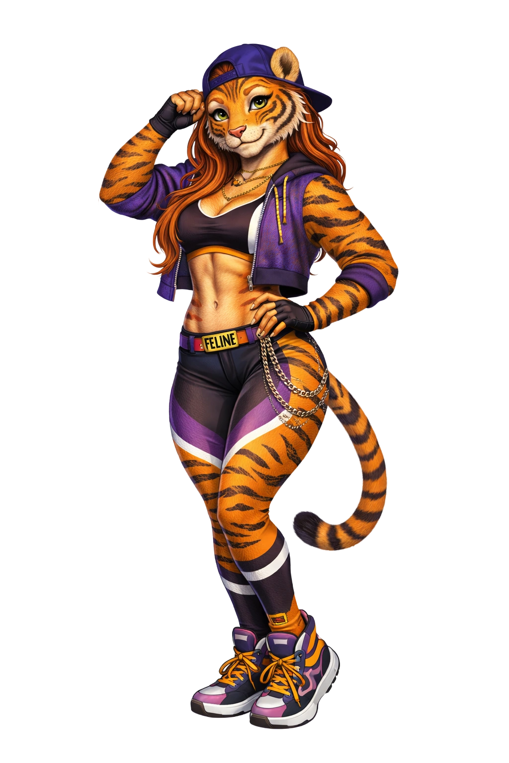 Weightlifting Tigress